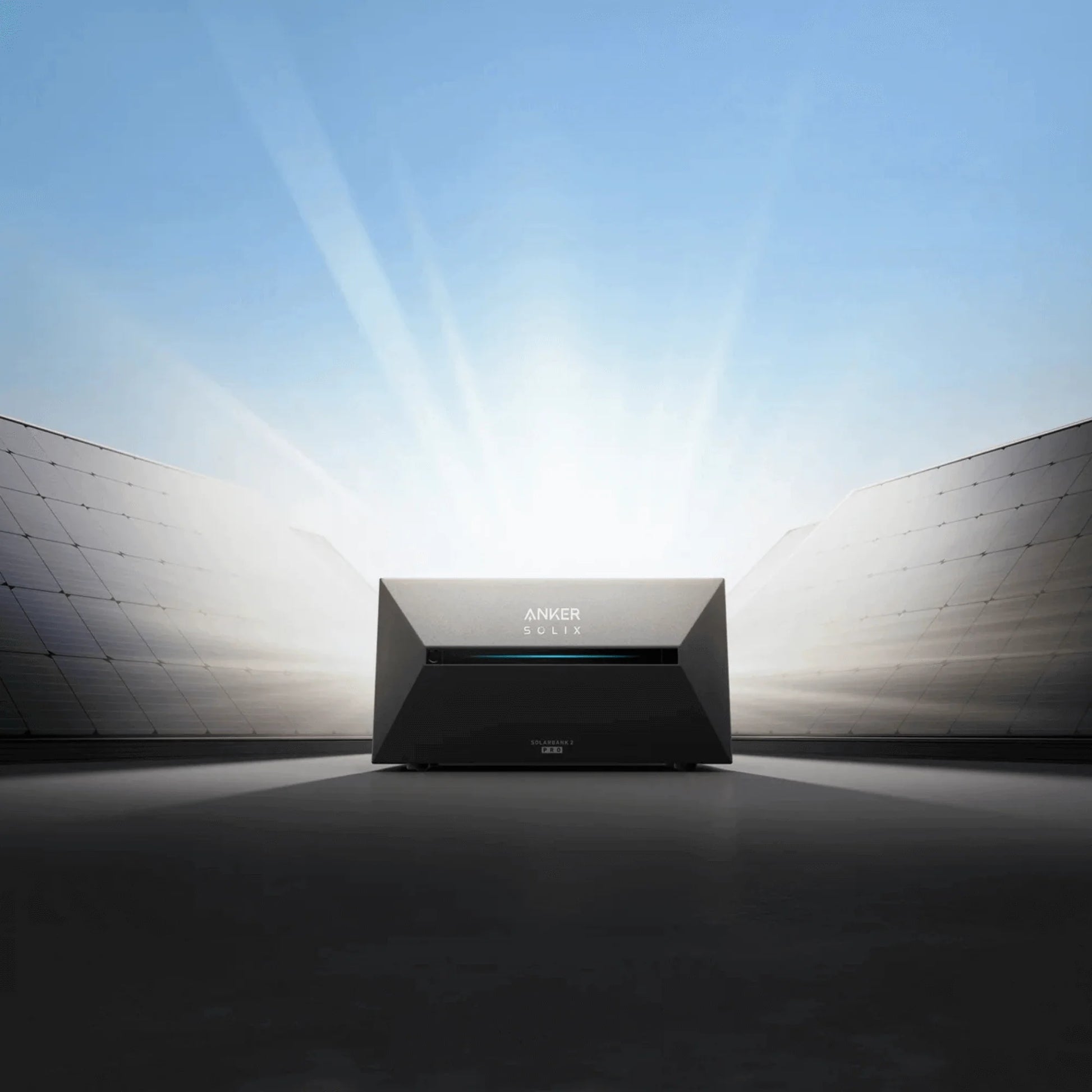 ANKER SOLIX Système de stockage d'énergie solaire Anker SOLIX Solarbank 2 E1600 Pro pour balcon, avec module solaire de 500 Wc