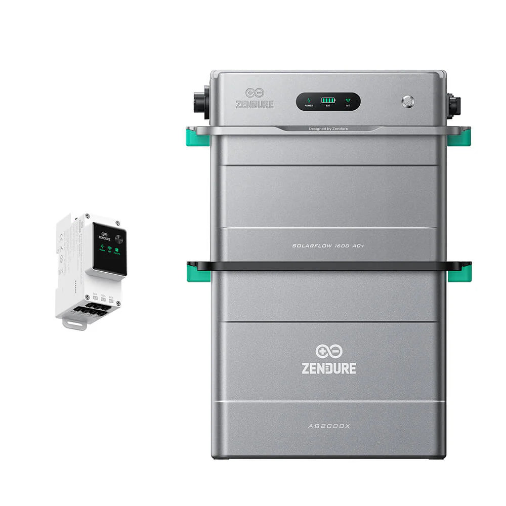 ZENDURE Solarflow 1600 AC+ SolarFlow 1600 AC+ & Zendure 3CT 1*AB2000X (3.84 kWh au total)