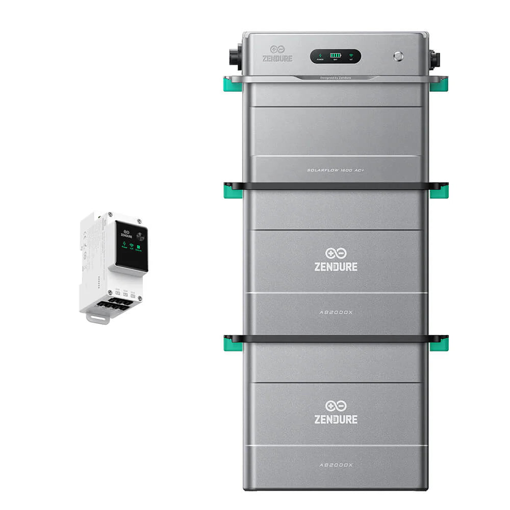 ZENDURE Solarflow 1600 AC+ SolarFlow 1600 AC+ & Zendure 3CT 2*AB2000X (5.76 kWh au total)
