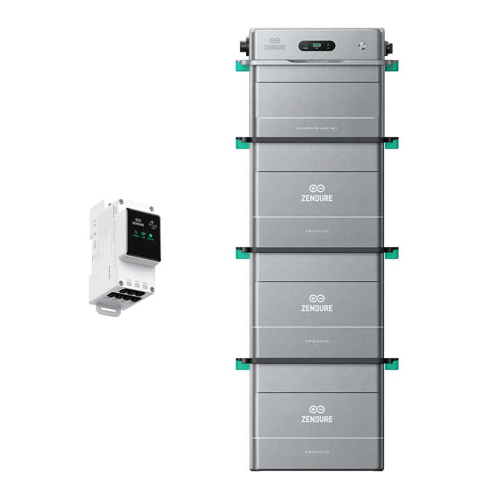 ZENDURE Solarflow 1600 AC+ SolarFlow 1600 AC+ & Zendure 3CT 3*AB2000X (7.68 kWh au total)
