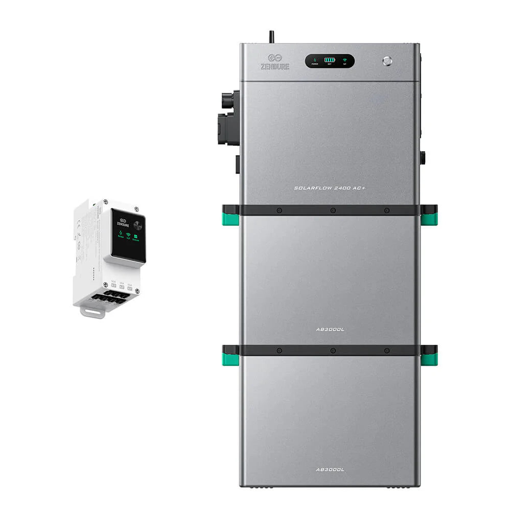 ZENDURE Solarflow 2400 AC+ SolarFlow 2400 AC+ & Zendure 3CT 2*AB3000L (8.16 kWh au total)