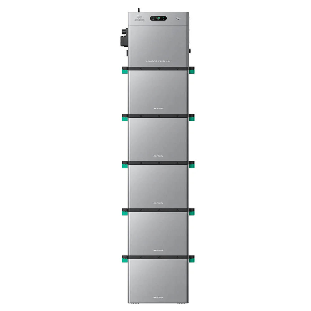 ZENDURE Solarflow 2400 AC+ SolarFlow 2400 AC+ (2.4 kWh) 5*AB3000L (16.8 kWh au total)