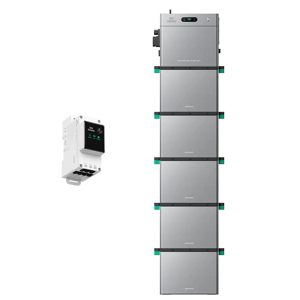 ZENDURE Solarflow 2400 AC+ SolarFlow 2400 AC+ & Zendure 3CT 5*AB3000L (16.8 kWh au total)
