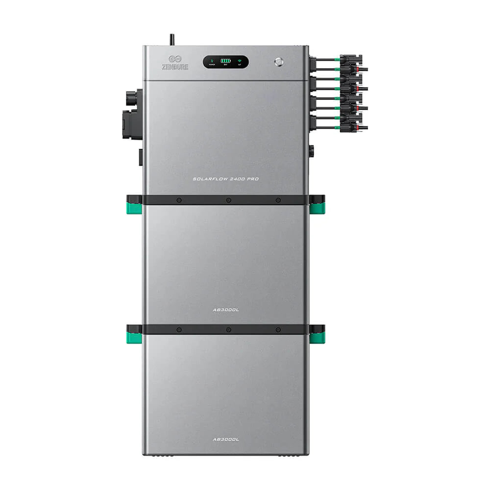 ZENDURE Solarflow 2400 PRO SolarFlow 2400 Pro (2.4 kWh) 2*AB3000L (8.16 kWh au total) Sans panneaux