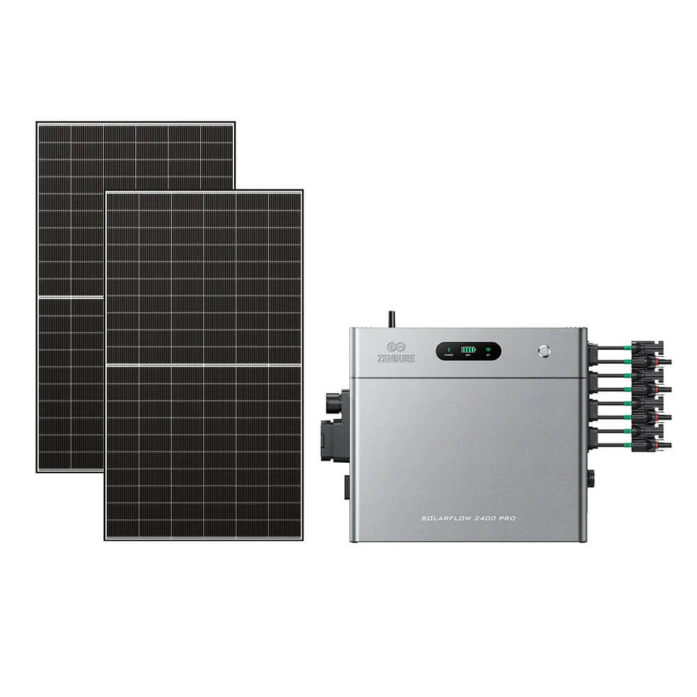ZENDURE Solarflow 2400 PRO SolarFlow 2400 Pro (2.4 kWh) Sans batterie 1 300 Wc (2 × 500 W)