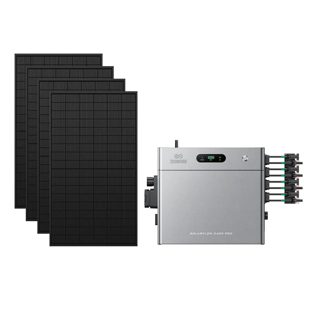 ZENDURE Solarflow 2400 PRO SolarFlow 2400 Pro (2.4 kWh) Sans batterie 2 340 Wc (4 × 450 W)
