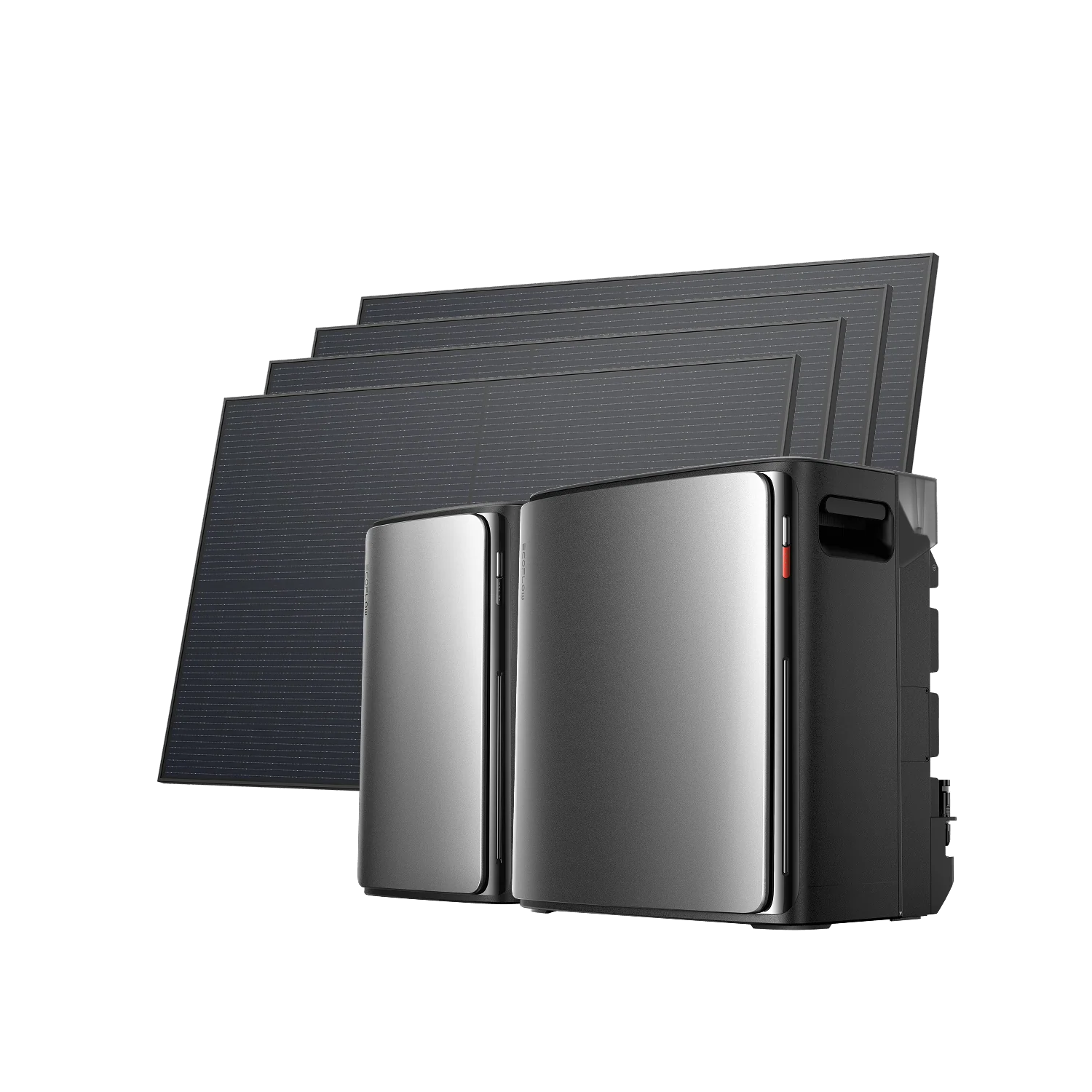ECOFLOW EcoFlow STREAM Ultra X STREAM Ultra X STREAM AC Pro (avec 1 × câble parallèle GRATUIT) + 4 panneaux solaires rigides de 450 W