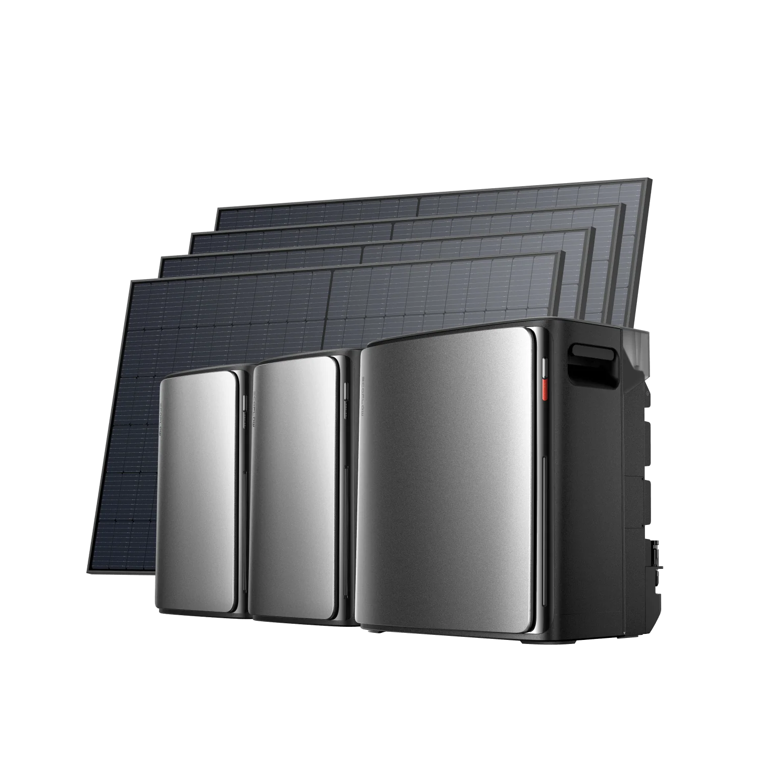 ECOFLOW EcoFlow STREAM Ultra X STREAM Ultra X 2 × STREAM AC Pro (avec 2 × câble parallèle GRATUIT) + 4 panneau solaire rigides de 450 W