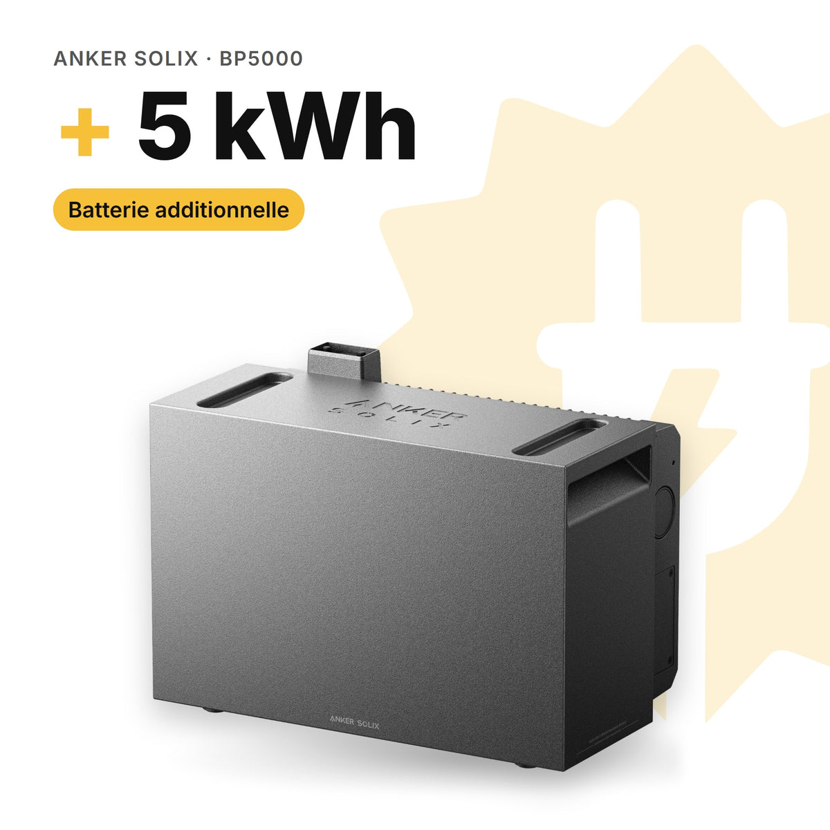 ANKER SOLIX Anker SOLIX BP5000 Batterie additionnelle 5 kWh