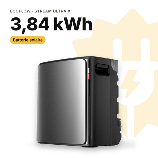 EcoFlow STREAM Ultra X : batterie 3,84 kWh (visuel indicatif)