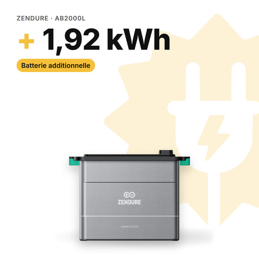Zendure AB2000L : batterie additionnelle de 1,92 kWh (visuel indicatif)