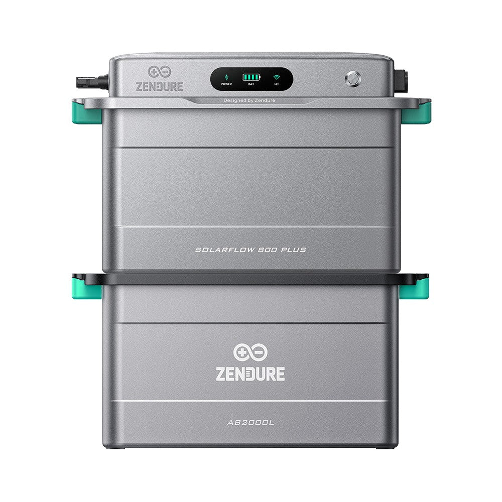 ZENDURE Solarflow 800 Plus SolarFlow 800 Plus (1,92 kWh) 1 × AB2000L (3,84 kWh au total) Sans panneaux