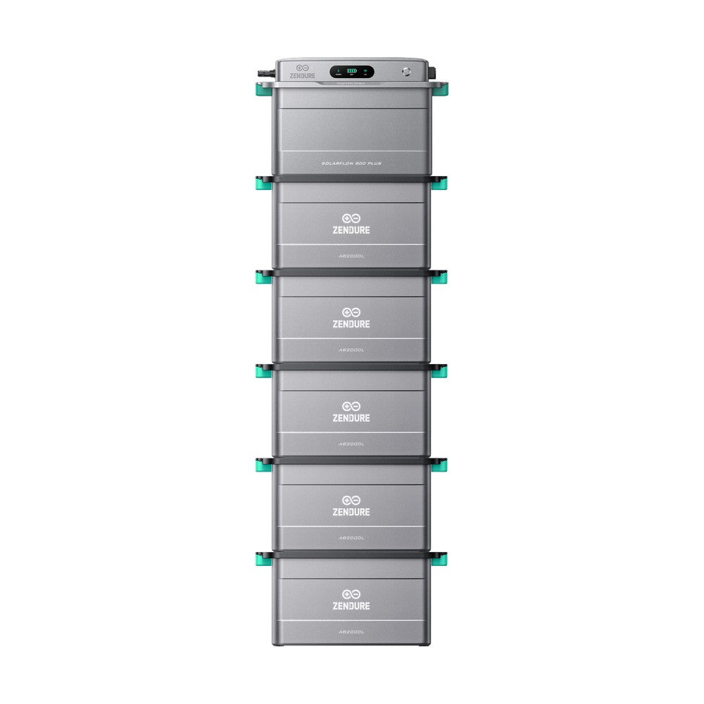 ZENDURE Solarflow 800 Plus SolarFlow 800 Plus (1,92 kWh) 5 × AB2000L (11,52 kWh au total) Sans panneaux