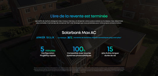 L'ère de la revente est terminée : stockez votre surplus solaire au lieu de le réinjecter sur le réseau
